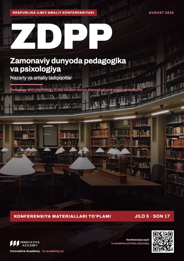 Zamonaviy dunyoda pedagogika va psixologiya muqovasi